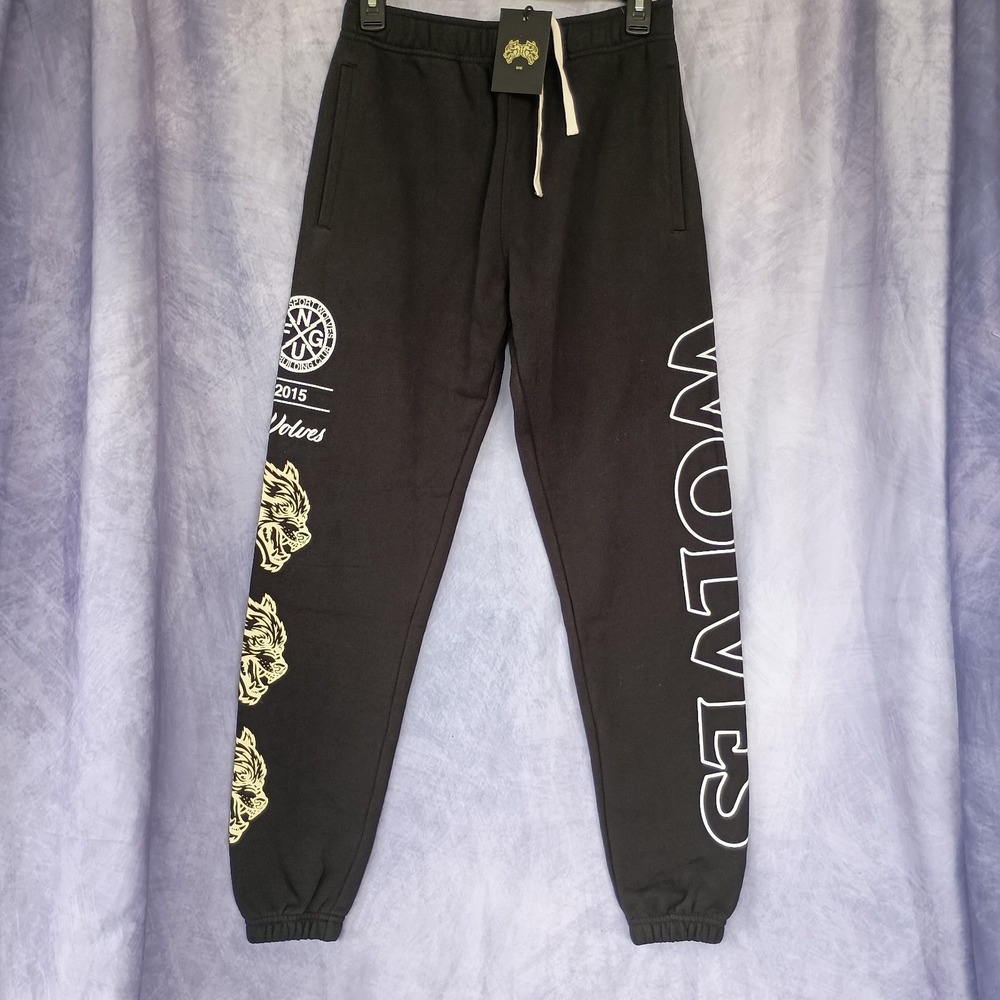 Darc Sport She Post Lounge Wolves Black Jogger Sweatpants